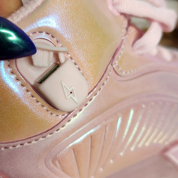 NWOB SKECHERS S-LIGHTS REMIX SNEAKER- YOUTH SIZE 13 - Picture 7 of 9